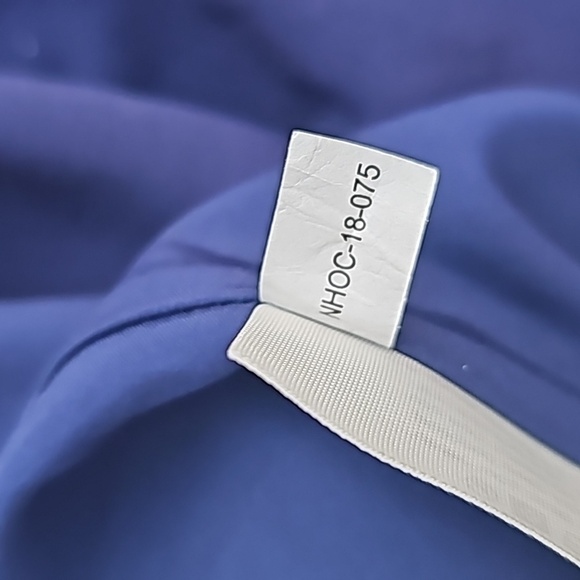 MM Lafleur Blue Niko Faux Wrap Bodice Lined Dress Size 12 - Picture 11 of 11